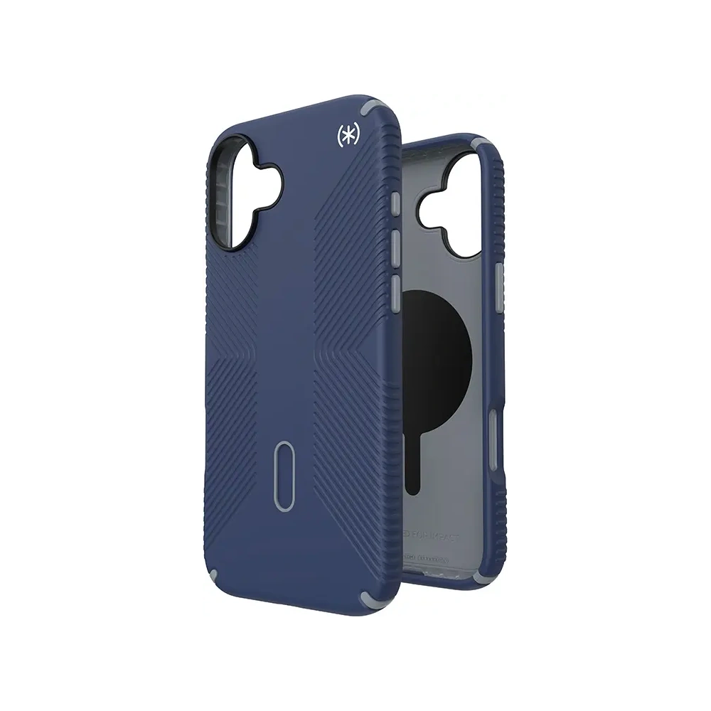 Etui Speck Presidio2 Grip ClickLock & MagSafe Apple iPhone 16 Plus (Coastal Blue / Dust Grey / White) - iPhone 16 Plus - Speck