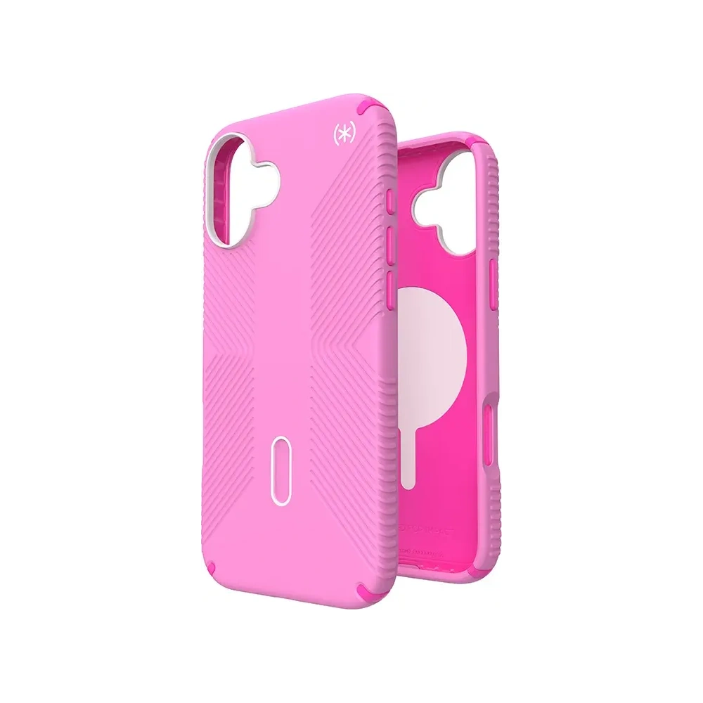 Etui Speck Presidio2 Grip ClickLock & MagSafe Apple iPhone 16 Plus (True Pink / Shocking Pink / White) - iPhone 16 Plus - Speck