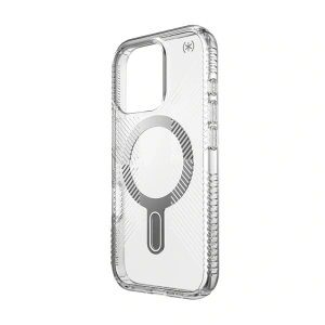 Buy Case Speck Presidio Perfect-Clear Grip ClickLock & MagSafe Apple iPhone 16 Pro (Clear / Chrome Finish / Serene Silver) - SPK650 - {ean13} - Home Screen Store Europe