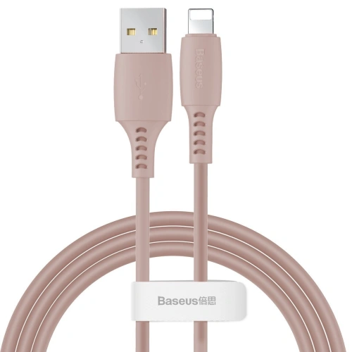Kup Lightning USB kábel Baseus Színes 1.2m 2.4A (rózsaszín) - BSU893PNK - {ean13} - Sklep Home Screen