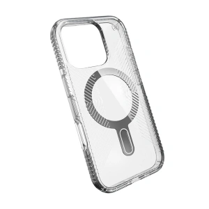 Buy Case Speck Presidio Perfect-Clear Grip ClickLock & MagSafe Apple iPhone 16 Pro (Clear / Chrome Finish / Serene Silver) - SPK650 - {ean13} - Home Screen Store Europe