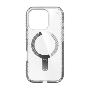 Buy Case Speck Presidio Perfect-Clear Grip ClickLock & MagSafe Apple iPhone 16 Pro (Clear / Chrome Finish / Serene Silver) - SPK650 - {ean13} - Home Screen Store Europe