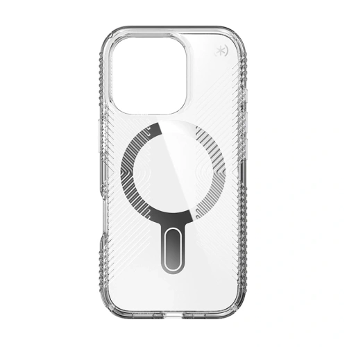 Kup Etui Speck Presidio Perfect-Clear Grip ClickLock & MagSafe Apple iPhone 16 Pro (Clear / Chrome Finish / Serene Silver) - SPK650 - {ean13} - Sklep Home Screen