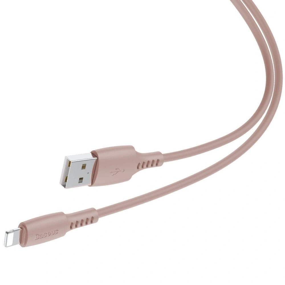 Kabel Lightning USB Baseus Colourful 1.2m 2.4A (różowy)