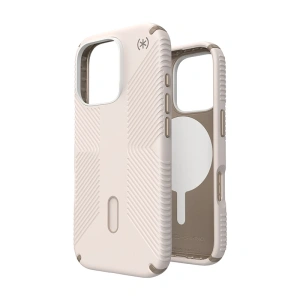 Case Speck Presidio2 Grip ClickLock & MagSafe Apple iPhone 16 Pro (Bleached Bone / Heirloom Gold / Hazel Brown) - iPhone 16 Pro - Speck