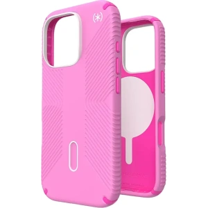 Etui Speck Presidio2 Grip ClickLock & MagSafe Apple iPhone 16 Pro (True Pink / Shocking Pink / White) - iPhone 16 Pro - Speck