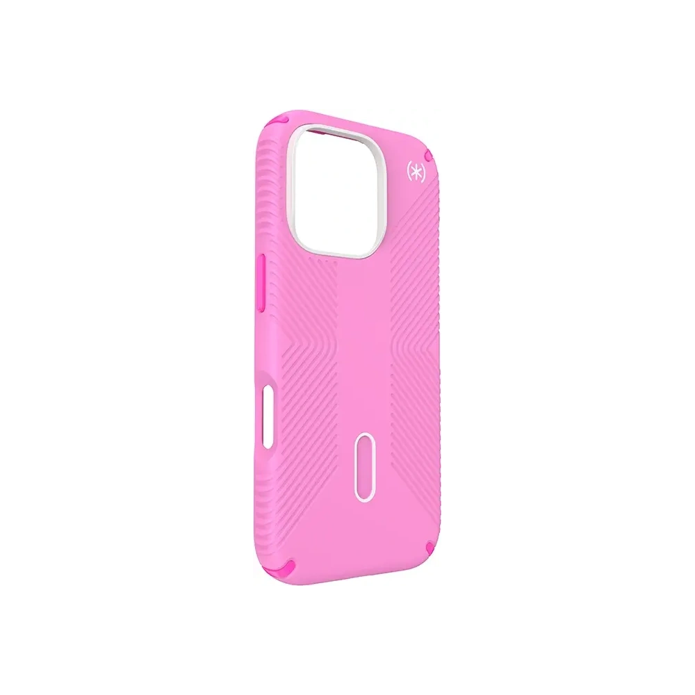 Etui Speck Presidio2 Grip ClickLock & MagSafe Apple iPhone 16 Pro (True Pink / Shocking Pink / White) - iPhone 16 Pro - Speck
