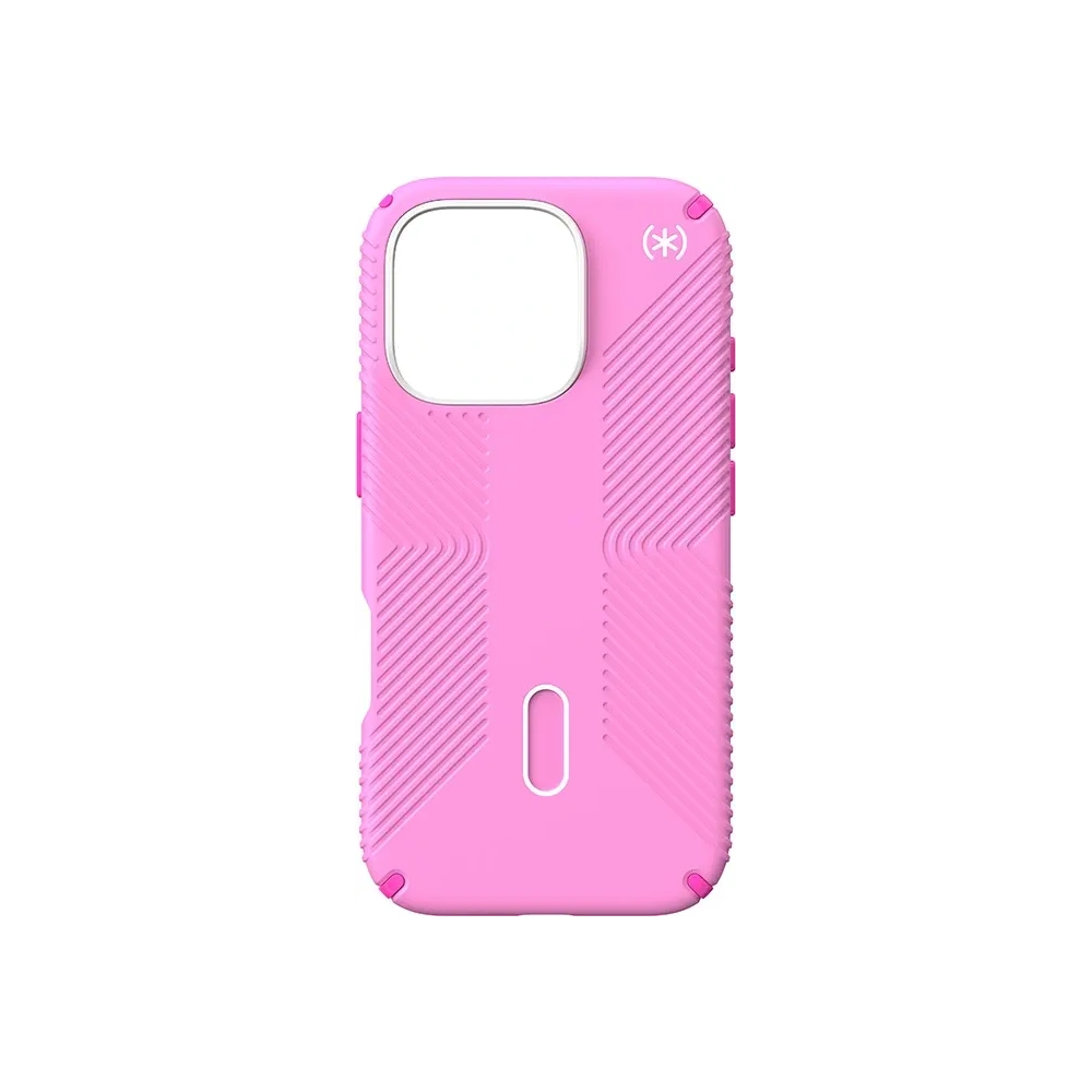 Etui Speck Presidio2 Grip ClickLock & MagSafe Apple iPhone 16 Pro (True Pink / Shocking Pink / White) - iPhone 16 Pro - Speck