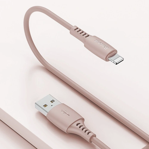 Kup Kabel Lightning USB Baseus Colourful 1.2m 2.4A (różowy) - BSU893PNK - {ean13} - Sklep Home Screen