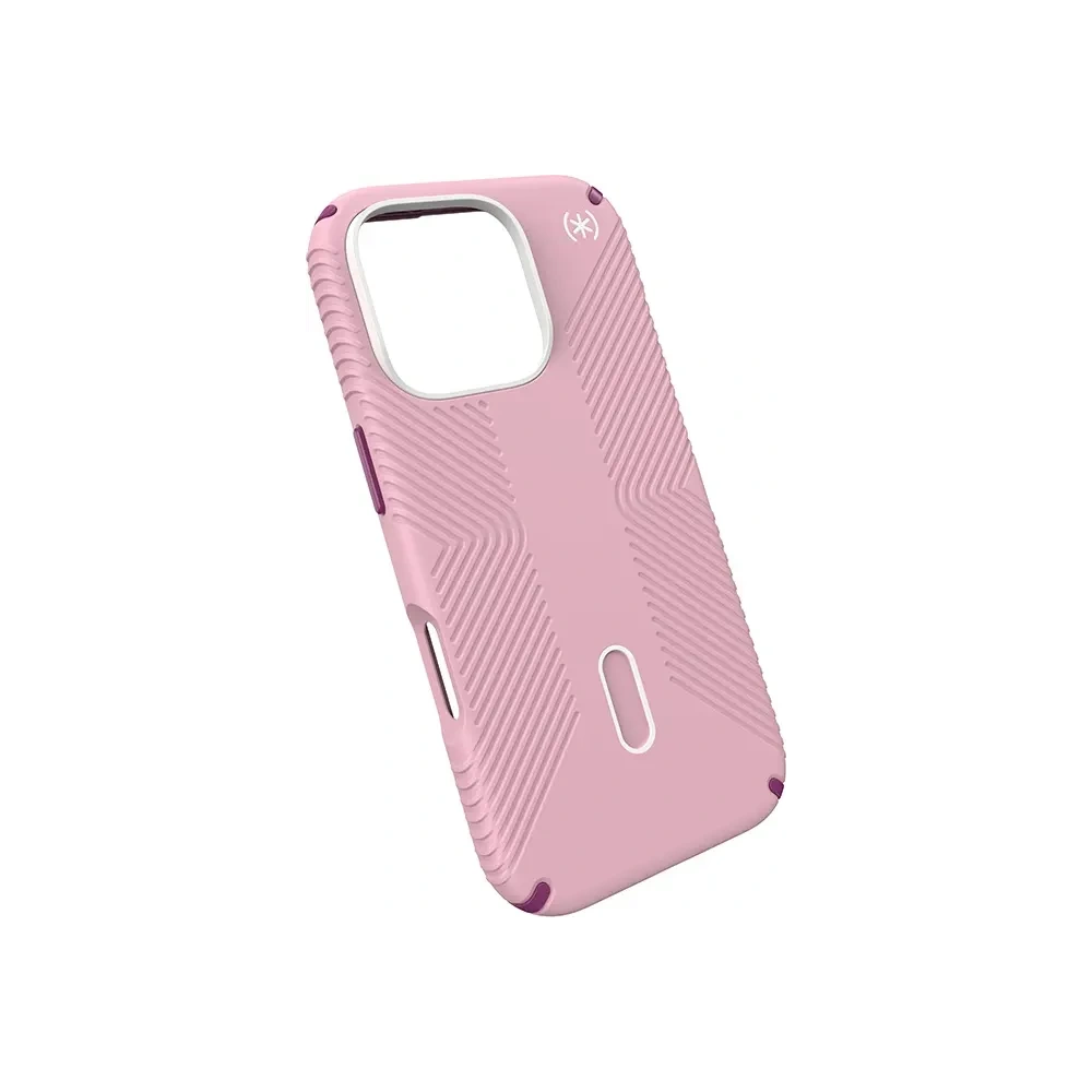 Etui Speck Presidio2 Grip ClickLock & MagSafe Apple iPhone 16 Pro (Wednesday Pink / Boysenberry Purple / White) - iPhone 16 Pro - Speck