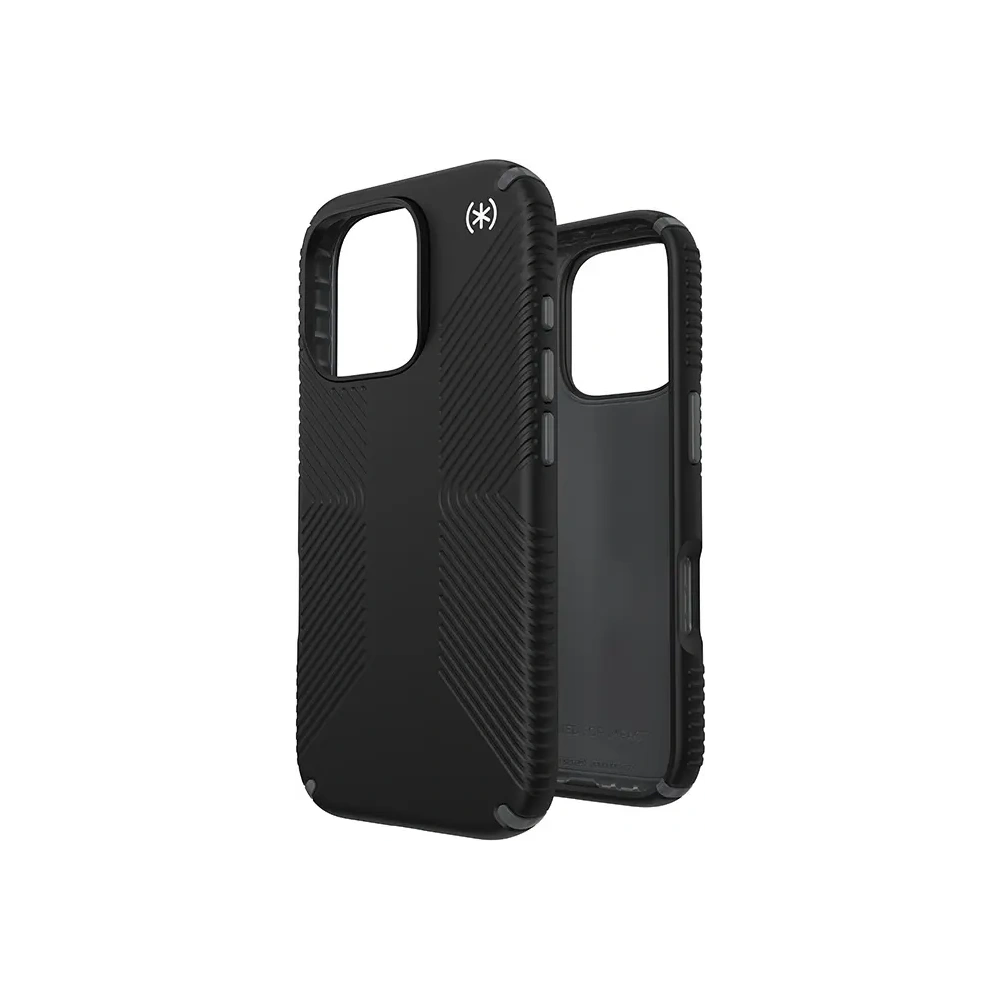 Etui Speck Presidio2 Grip Apple iPhone 16 Pro (Black / Slate Grey / White) - iPhone 16 Pro - Speck