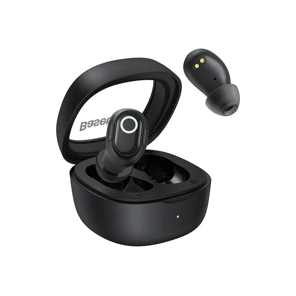 Bezprzewodowe słuchawki dokanałowe TWS Baseus Bowie WM02 (czarne) - Słuchawki dokanałowe - Baseus