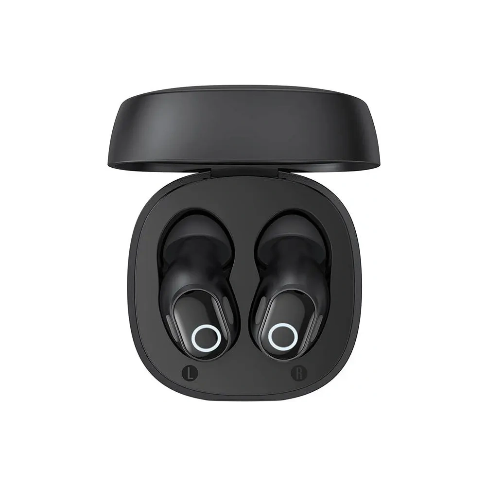 Bezprzewodowe słuchawki dokanałowe TWS Baseus Bowie WM02 (czarne) - Słuchawki dokanałowe - Baseus