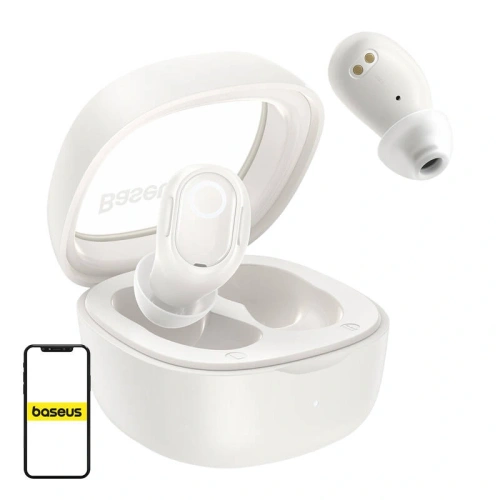 Buy Wireless in-ear TWS headphones Baseus Bowie WM02 (white) OS - BSU4928 - {ean13} - Home Screen Store Europe