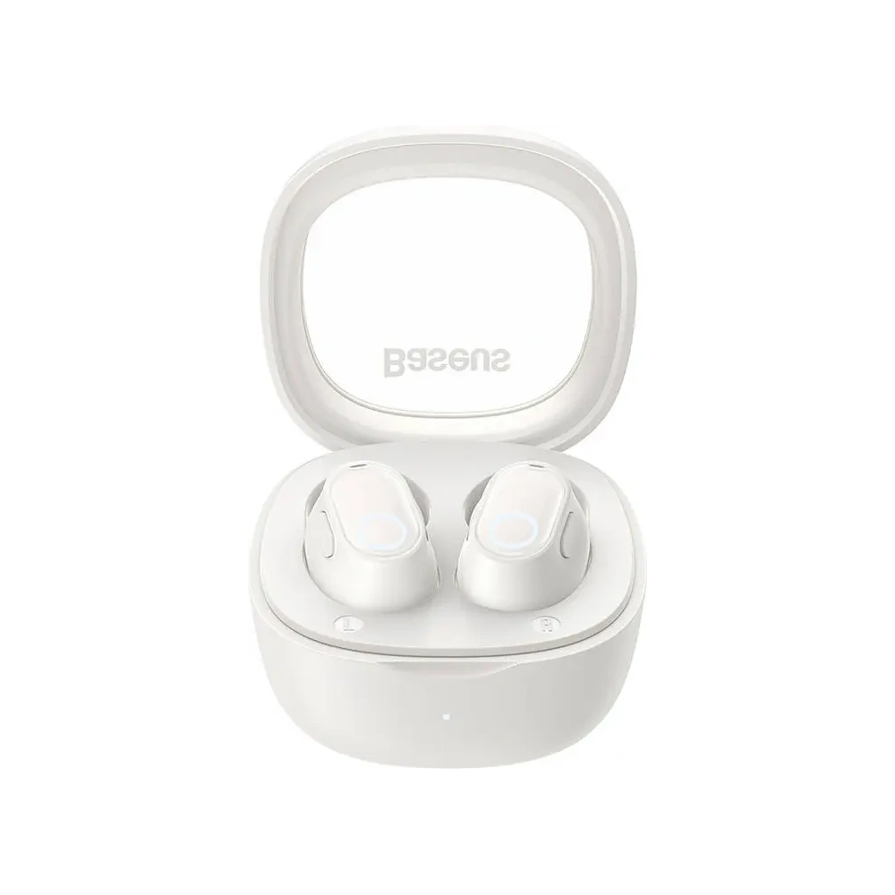 Bezprzewodowe słuchawki dokanałowe TWS Baseus Bowie WM02 (białe) OS - Słuchawki dokanałowe - Baseus