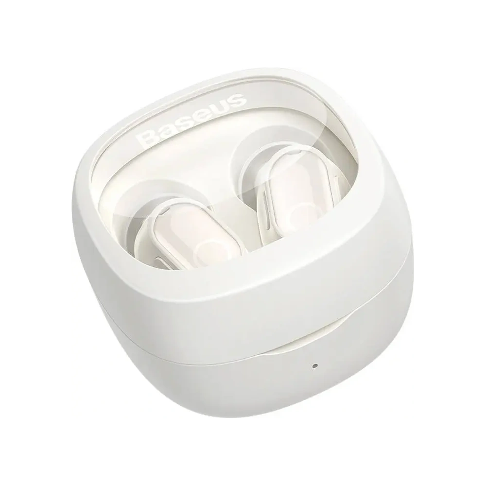 Bezprzewodowe słuchawki dokanałowe TWS Baseus Bowie WM02 (białe) OS - Słuchawki dokanałowe - Baseus