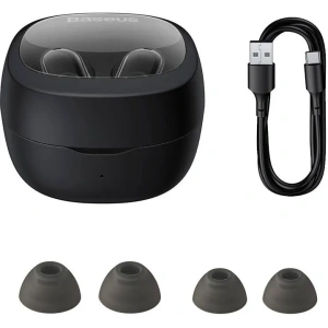 Buy Wireless in-ear TWS headphones Baseus Bowie WM02 (black) OS - BSU4929 - {ean13} - Home Screen Store Europe