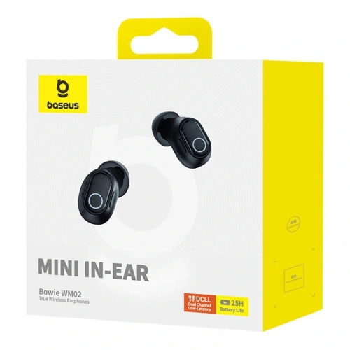 Kup Căști wireless in-ear TWS Baseus Bowie WM02 (negru) OS - BSU4929 - {ean13} - Sklep Home Screen