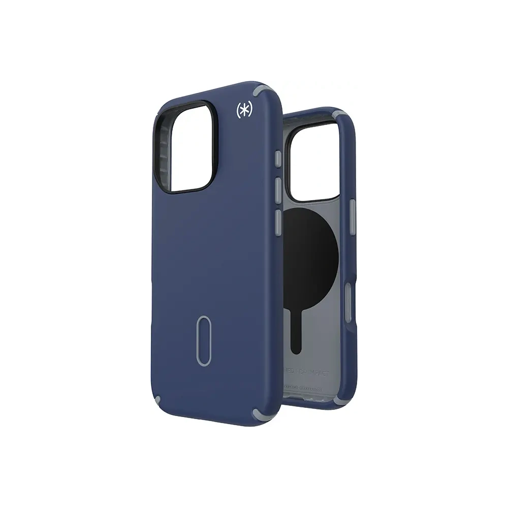 Etui Speck Presidio2 Pro ClickLock & MagSafe Apple iPhone 16 Pro (Coastal Blue / Dust Grey / White) - iPhone 16 Pro - Speck