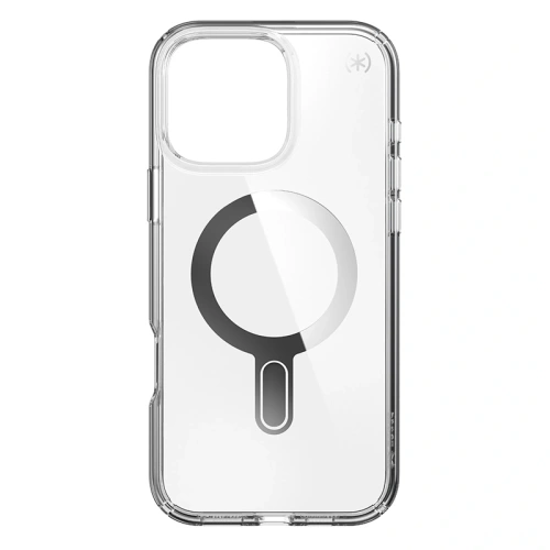Kup Etui Speck Presidio Perfect-Clear ClickLock & MagSafe Apple iPhone 16 Pro Max (Transparent / Finisaj Cromat / Argint Serenity) - SPK668 - {ean13} - Sklep Home Screen