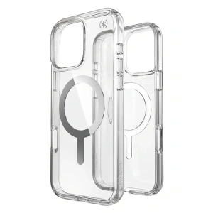 Kup Etui Speck Presidio Perfect-Clear MagSafe Apple iPhone 16 Pro Max (Clear / Chrome Finish / Serene Silver) - SPK669 - {ean13} - Sklep Home Screen