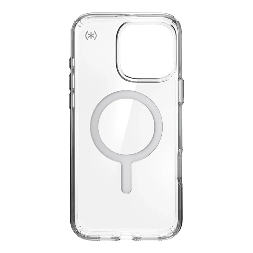Kup Etui Speck Presidio Perfect-Clear MagSafe Apple iPhone 16 Pro Max (Transparent / Finisaj Cromat / Argint Seren) - SPK669 - {ean13} - Sklep Home Screen