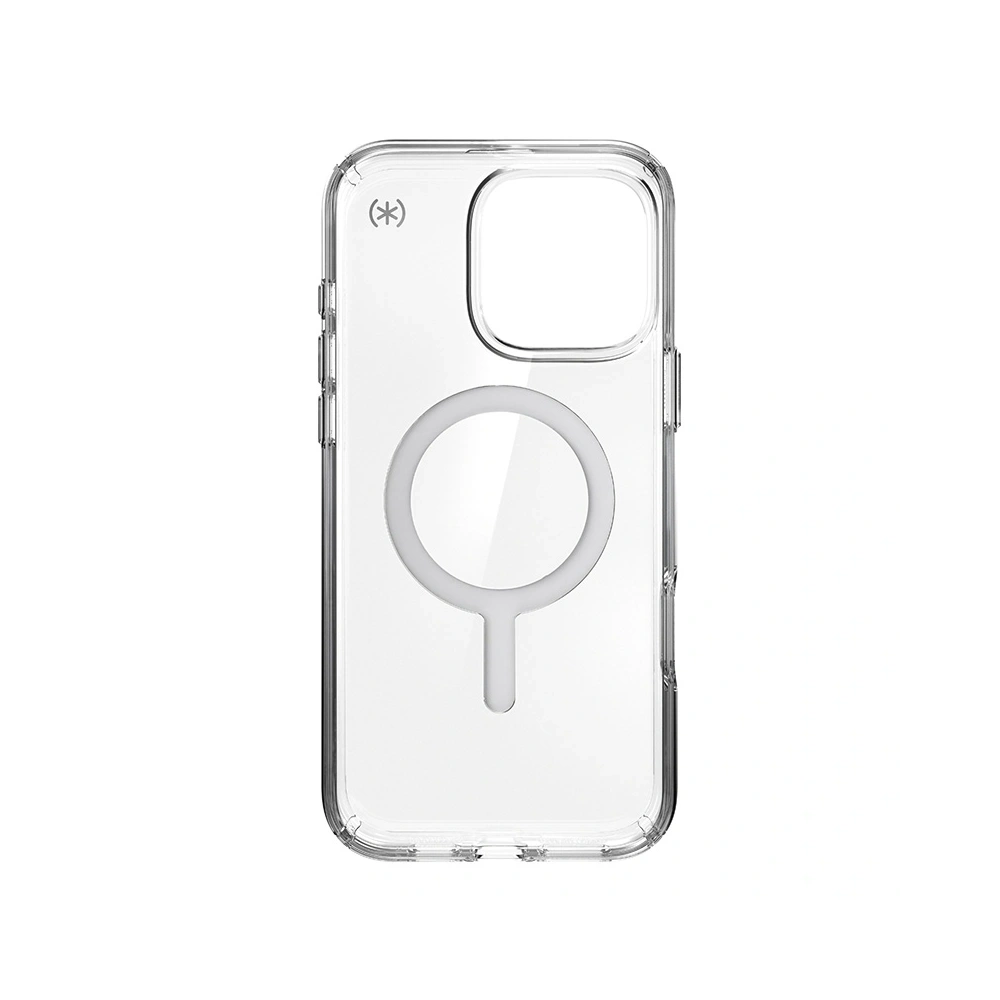 Etui Speck Presidio Perfect-Clear MagSafe Apple iPhone 16 Pro Max (Clear / Chrome Finish / Serene Silver) - iPhone 16 Pro Max - Speck