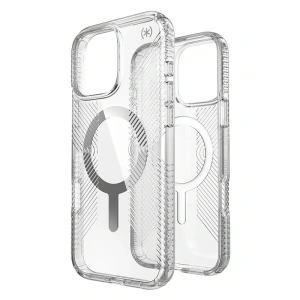 Kup Etui Speck Presidio Perfect-Clear Grip MagSafe Apple iPhone 16 Pro Max (Clear / Chrome Finish / Serene Silver) - SPK672 - {ean13} - Sklep Home Screen
