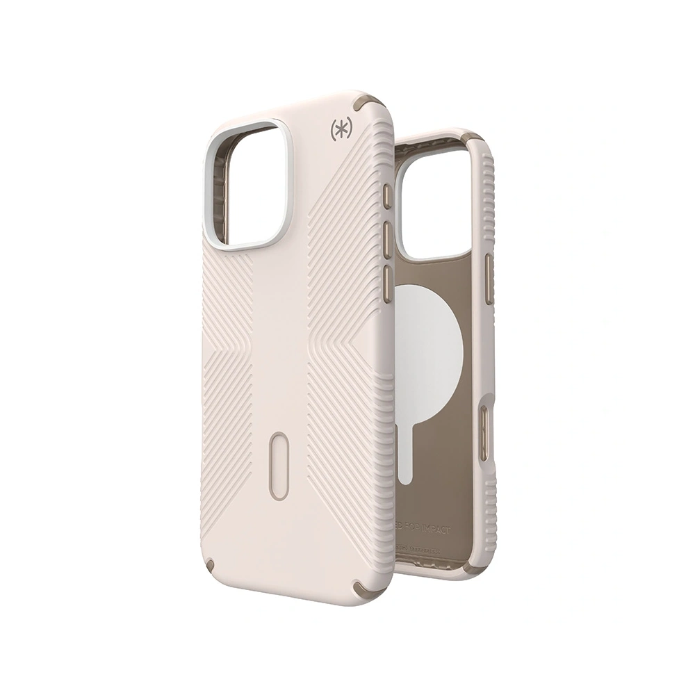 Etui Speck Presidio2 Grip ClickLock & MagSafe Apple iPhone 16 Pro Max (Bleached Bone / Heirloom Gold / Hazel Brown) - iPhone 16 Pro Max - Speck