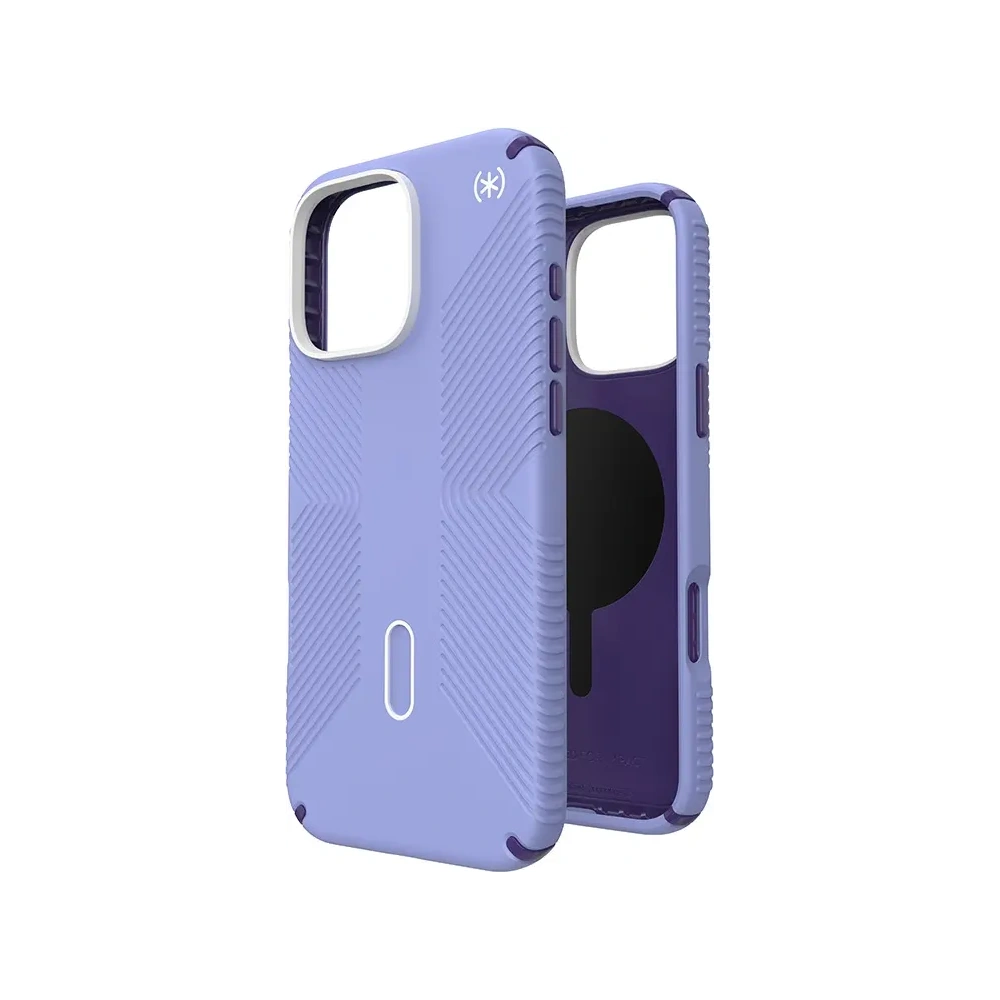 Etui Speck Presidio2 Grip ClickLock & MagSafe Apple iPhone 16 Pro Max (Future Lavender / Cassis Purple / White) - iPhone 16 Pro Max - Speck