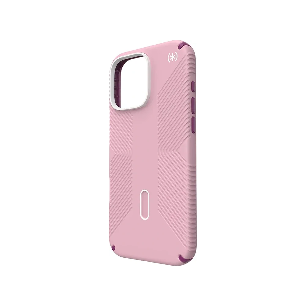 Etui Speck Presidio2 Grip ClickLock & MagSafe Apple iPhone 16 Pro Max (Wednesday Pink / Boysenberry Purple / White) - iPhone 16 Pro Max - Speck