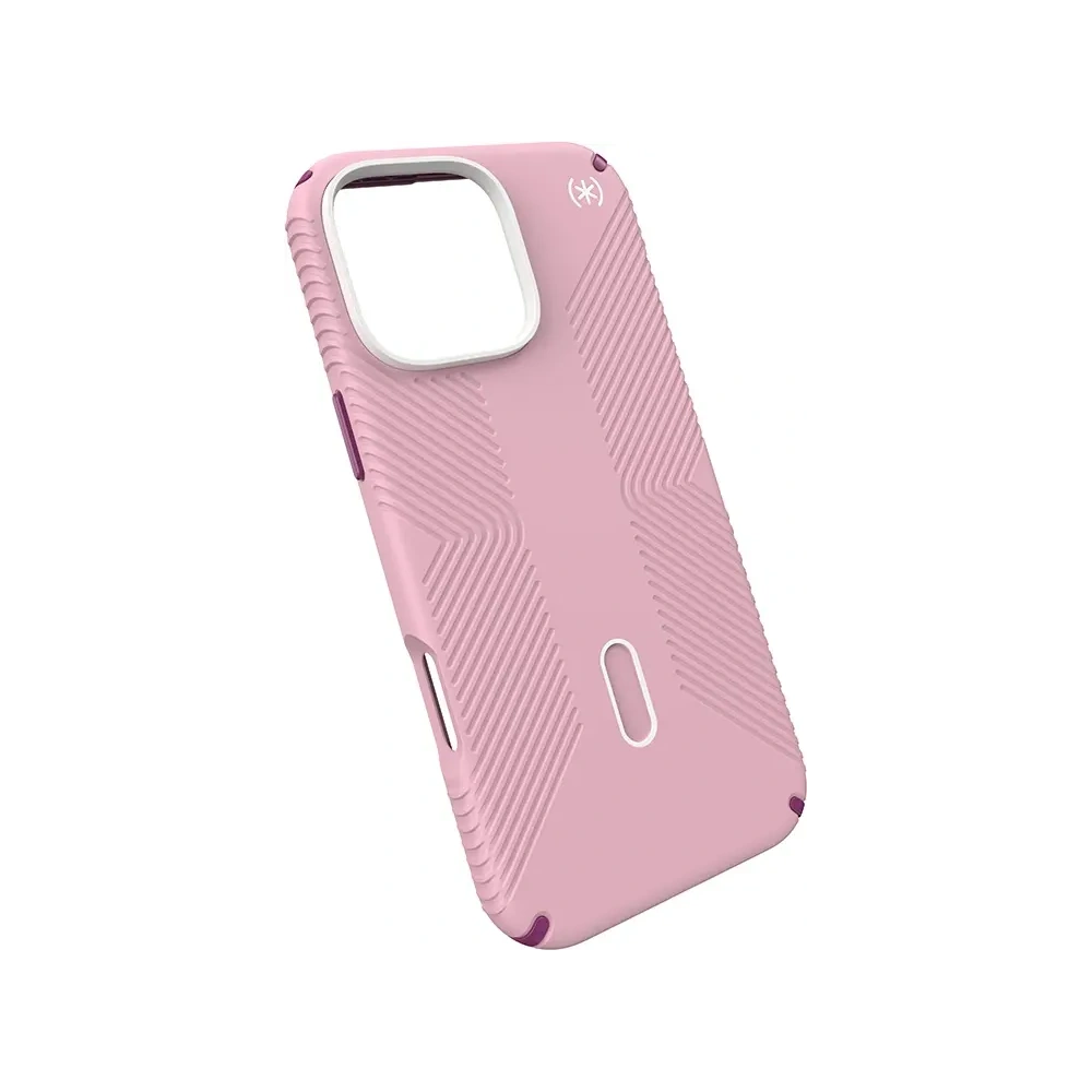 Etui Speck Presidio2 Grip ClickLock & MagSafe Apple iPhone 16 Pro Max (Wednesday Pink / Boysenberry Purple / White) - iPhone 16 Pro Max - Speck