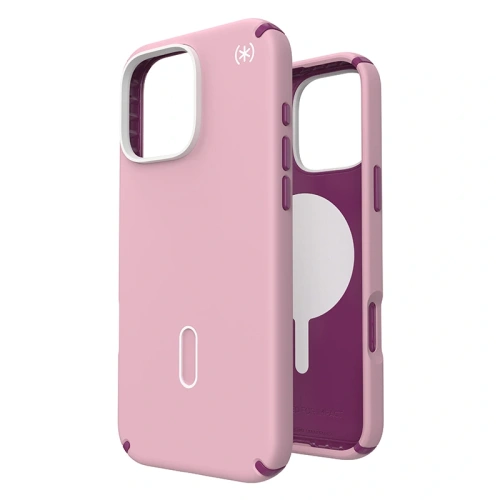 Buy Case Speck Presidio2 Pro ClickLock & MagSafe Apple iPhone 16 Pro Max (Wednesday Pink / Boysenberry Purple / White) - SPK687 - {ean13} - Home Screen Store Europe