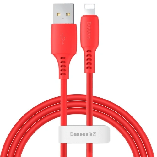 Kup Lightning USB kábel Baseus Színes 1.2m 2.4A (piros) - BSU896RED - {ean13} - Sklep Home Screen