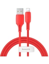 Kup Lightning USB kábel Baseus Színes 1.2m 2.4A (piros) - BSU896RED - {ean13} - Sklep Home Screen