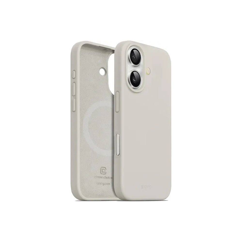 Etui Crong Color Cover Magnetic Apple iPhone 16 MagSafe kamienny beż - iPhone 16 - Crong
