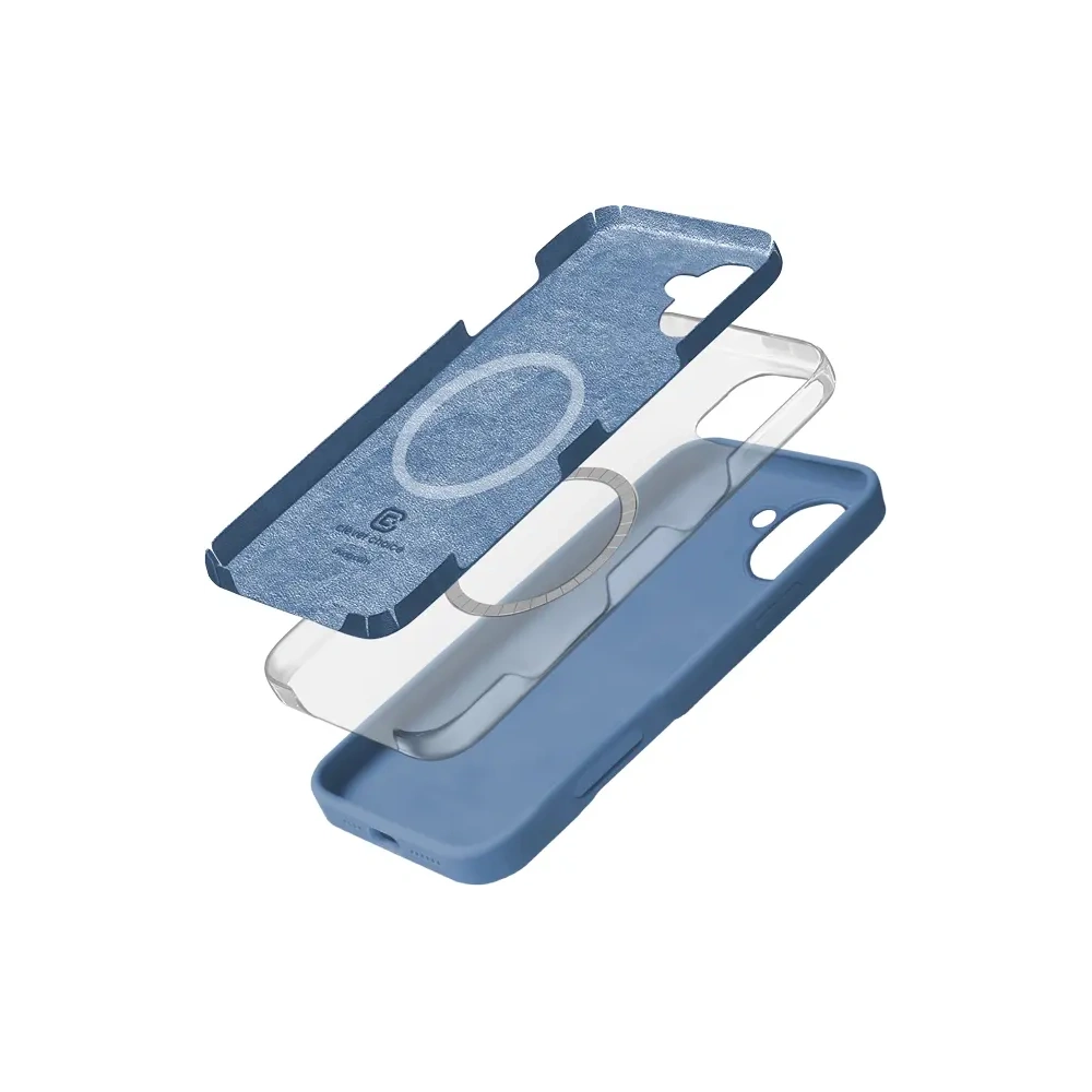 Etui Crong Color Cover Magnetic Apple iPhone 16 MagSafe niebieski - iPhone 16 - Crong