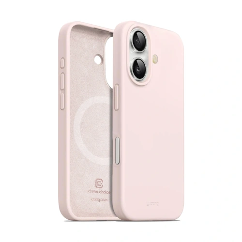 Buy Case Crong Color Cover Magnetic Apple iPhone 16 MagSafe sandy pink - CRG792 - {ean13} - Home Screen Store Europe