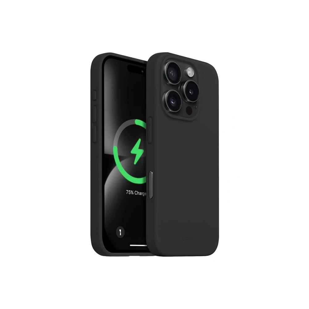 Etui Crong Color Cover Magnetic Apple iPhone 16 Pro MagSafe czarny - iPhone 16 Pro - Crong