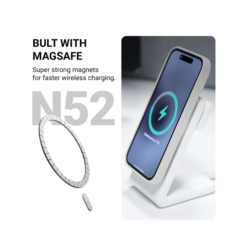 Etui Crong Color Cover Magnetic Apple iPhone 16 Pro MagSafe kamienny beż - iPhone 16 Pro - Crong