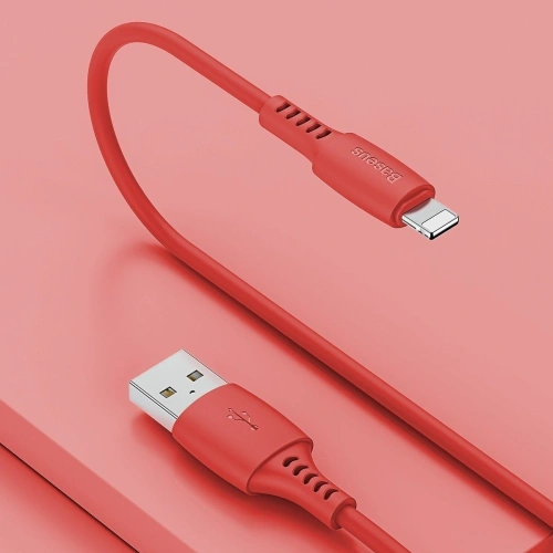 Kup Lightning USB kábel Baseus Színes 1.2m 2.4A (piros) - BSU896RED - {ean13} - Sklep Home Screen