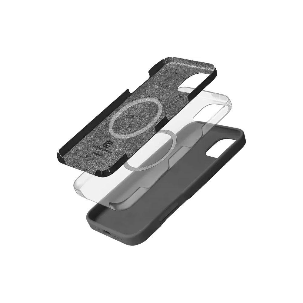 Etui Crong Color Cover Magnetic Apple iPhone 16 Pro MagSafe tytanowy - iPhone 16 Pro - Crong