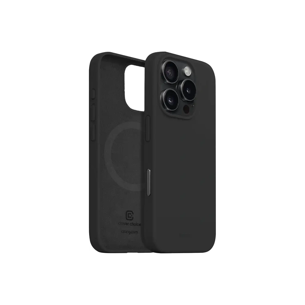 Etui Crong Color Cover Magnetic Apple iPhone 16 Pro Max MagSafe czarny - iPhone 16 Pro Max - Crong