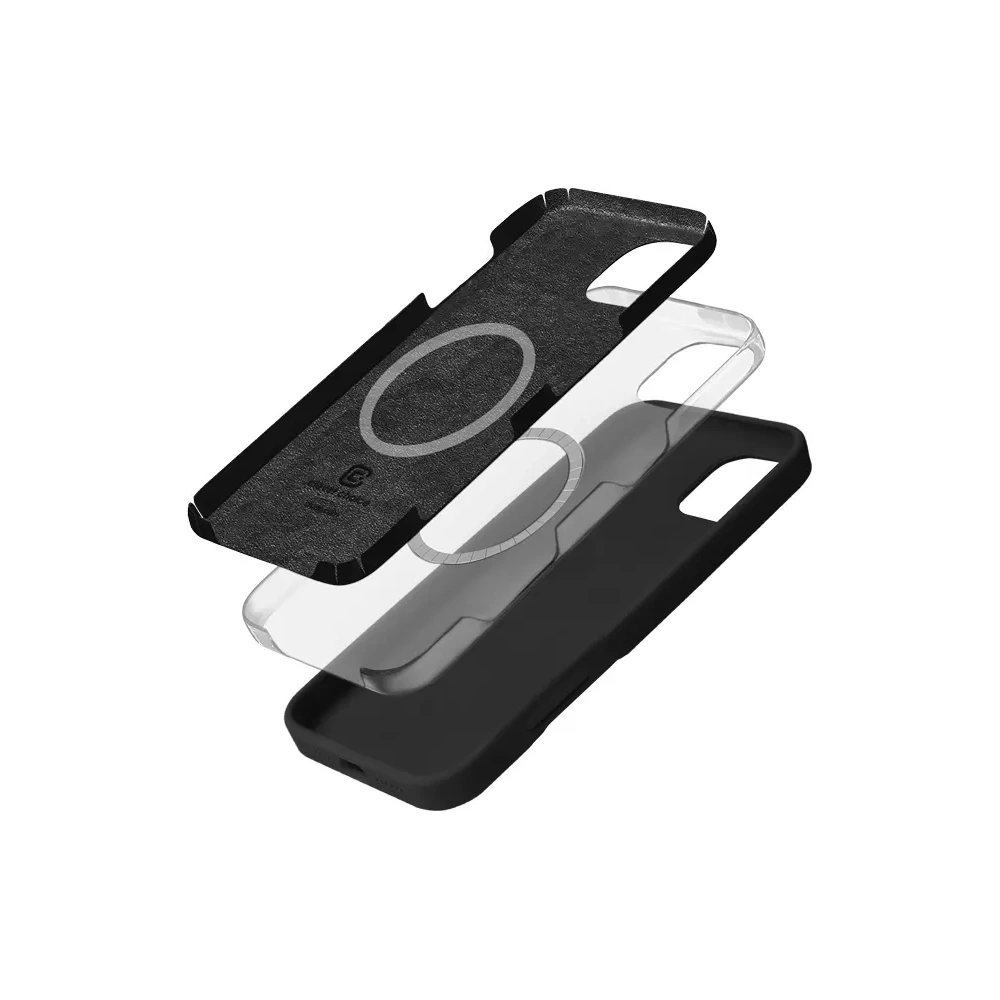 Etui Crong Color Cover Magnetic Apple iPhone 16 Pro Max MagSafe czarny - iPhone 16 Pro Max - Crong