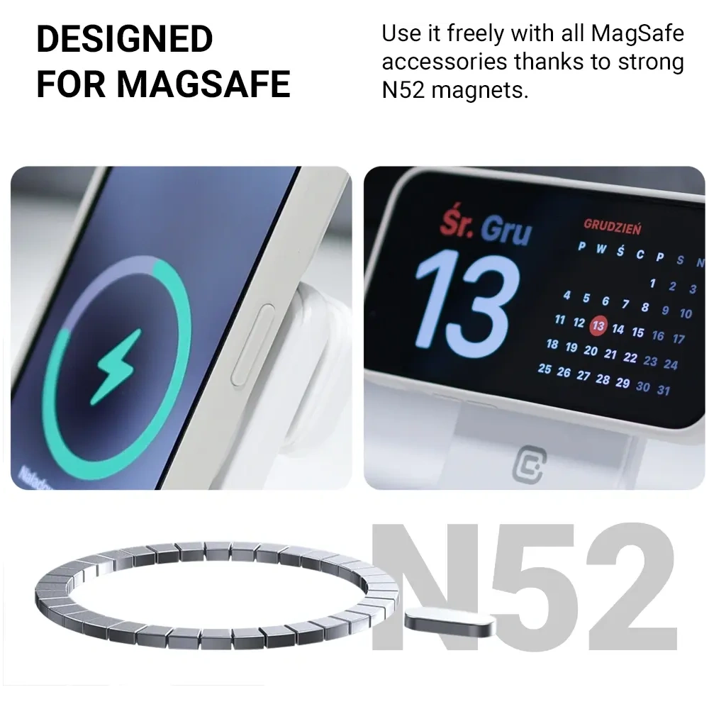 Etui Crong Color Cover Magnetic Apple iPhone 16 Pro Max MagSafe czarny - iPhone 16 Pro Max - Crong