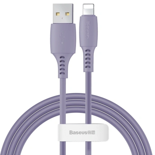 Kup Lightning USB kábel Baseus Színes 1.2m 2.4A (lila) - BSU897PRP - {ean13} - Sklep Home Screen