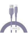 Lightning USB kábel Baseus Színes 1.2m 2.4A (lila)
