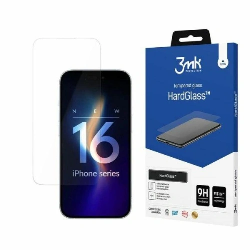 Kup Szkło hartowane 3MK HardGlass Apple iPhone 16 Plus - 3MK6485 - {ean13} - Sklep Home Screen