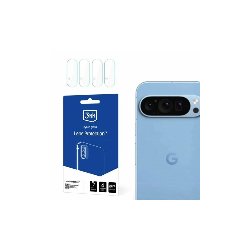 Szkło hybrydowe na obiektyw aparatu 3MK Lens Protect Google Pixel 9 Pro [4 PACK] - Pixel 9 Pro - 3MK