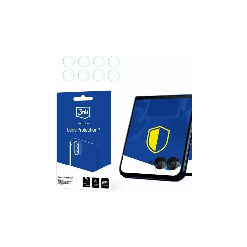 Szkło hybrydowe na obiektyw aparatu 3MK Lens Protect Motorola Razr 50 (front) [4 PACK] - Pozostałe Motorola - 3MK